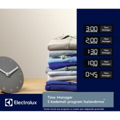 Electrolux EW6F341PST 10 kg 1400 Devir Çamaşır Makinesi