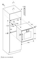 Gaggenau BOP221102 200 Serisi Fırın 60 x 60 Cm Kapı Menteşesi Solda Antrasit