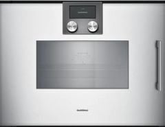 Gaggenau BSP271131 200 Serisi Buharlı Fırın 60 x 45 Cm Kapı Menteşesi Solda Gaggenau Silver