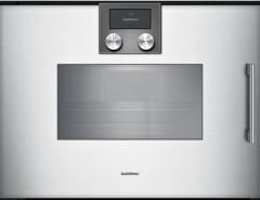 Gaggenau BSP261131 200 Serisi Buharlı Fırın 60 x 45 Cm Kapı Menteşesi Solda Gaggenau Silver