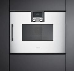 Gaggenau BMP250130 200 serisi Kombine Özellikli Mikrodalga Fırın 60 x 45 Cm Kapı Menteşesi Sağa Gümüş
