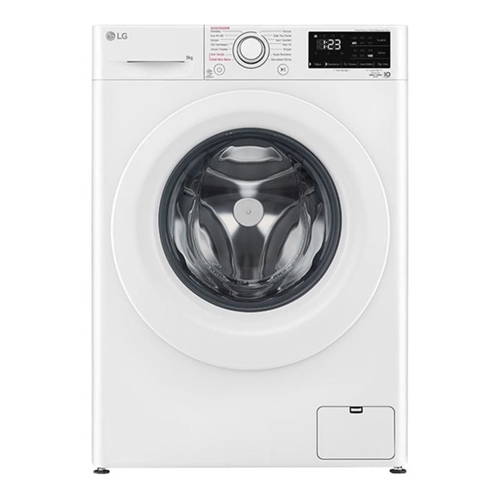 LG F4V3VYW3WE Çamaşır Makinesi 9 Kg Yıkama 1400 Devir Beyaz