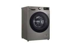 LG F4V3VYWKPE Çamaşır Makinesi 9 Kg Yıkama 1400 Devir Buharlı Metalik Gri