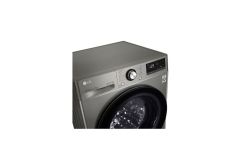 LG F4V3VYWKPE Çamaşır Makinesi 9 Kg Yıkama 1400 Devir Buharlı Metalik Gri
