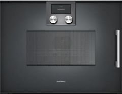 Gaggenau BMP251100 200 serisi Kombine Özellikli Mikrodalga Fırın 60 x 45 Cm Kapı Menteşesi Solda Antrasit