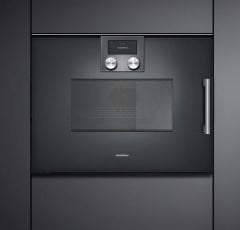 Gaggenau BMP251100 200 serisi Kombine Özellikli Mikrodalga Fırın 60 x 45 Cm Kapı Menteşesi Solda Antrasit
