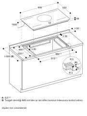 Gaggenau  CI292102 200 Serisi İndüksiyonlu Ocak 90 Cm