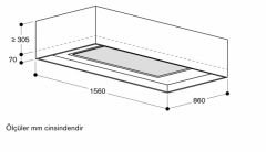 Gaggenau AC250121 200 Serisi Tavan Havalandırması 120 Cm Bronz