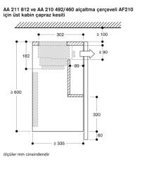 Gaggenau AF210192 200 Serisi Yassı Davlumbaz 90 Cm Paslanmaz Çelik