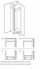 Gaggenau RB289300 200 serisi Vario soğutucu ve derin dondurucu kombinasyonu 177.2 x 55.8 cm softClosing Düz Menteşe RB289300