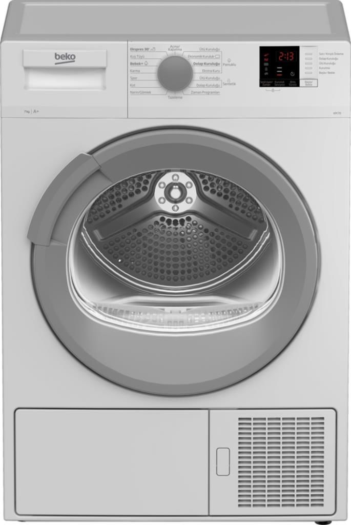 Beko KM 70 Çamaşır Kurutma Makinesi Beyaz 7 Kg A+