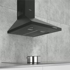 Siemens LC64PCC60T İQ100 Duvar Tipi Davlumbaz Siyah