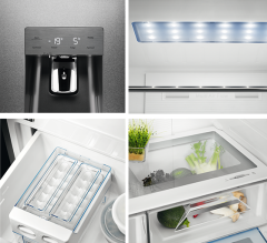 Electrolux EN6086MOX Inox Buzdolabı  A++ 630 lt.