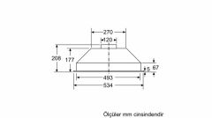 Siemens LB53NAA30 Gömme Aspiratör 53cm