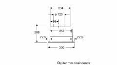 Siemens LB53NAA30 Gömme Aspiratör 53cm