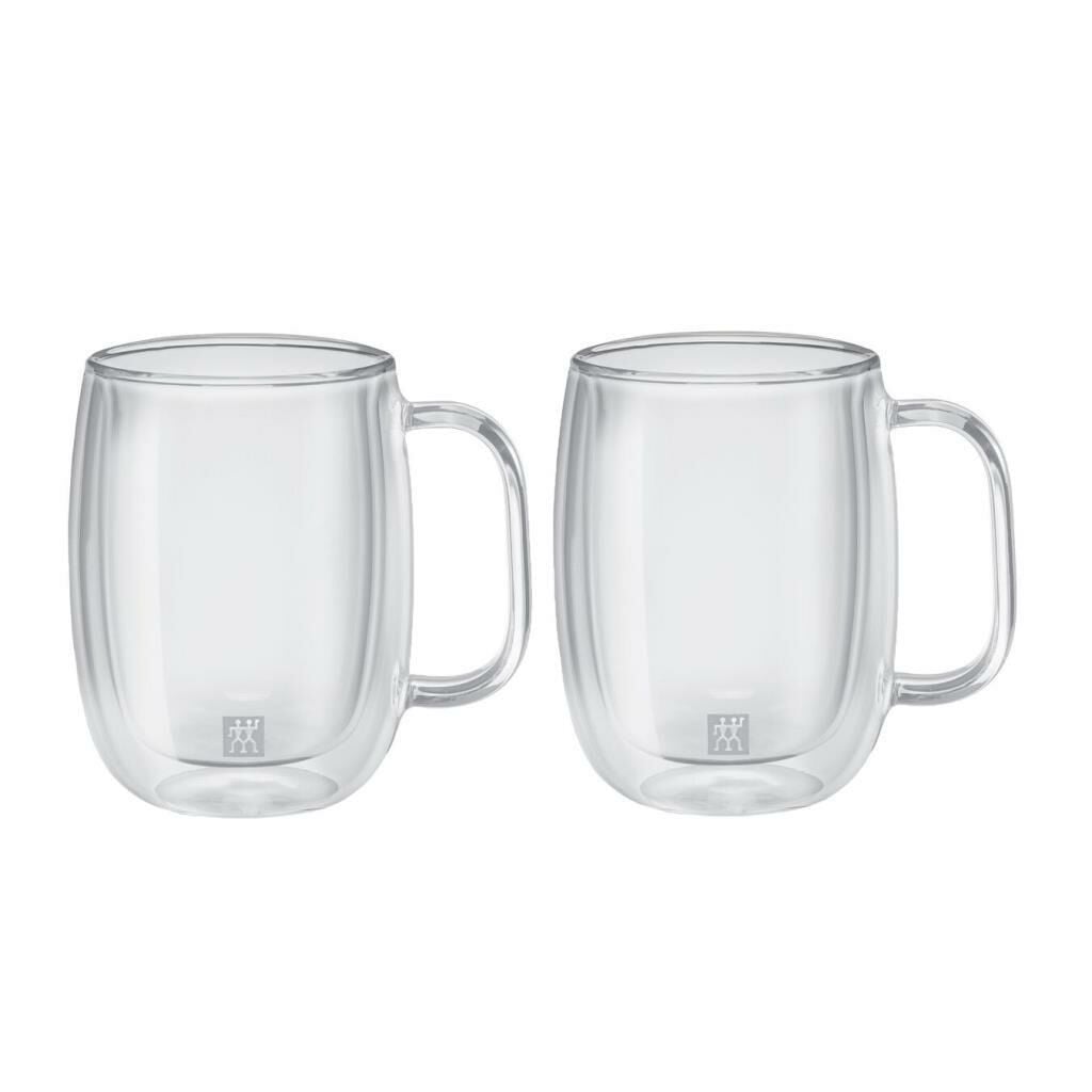 Zwilling 395001120 Çift Camlı Kulplu 2'li Kahve Bardağı Seti