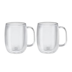 Zwilling 395001120 Çift Camlı Kulplu 2'li Kahve Bardağı Seti