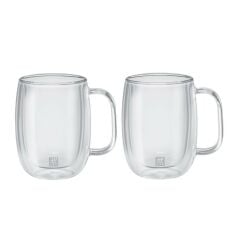 Zwilling 395001120 Çift Camlı Kulplu 2'li Kahve Bardağı Seti