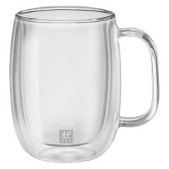 Zwilling 395001120 Çift Camlı Kulplu 2'li Kahve Bardağı Seti