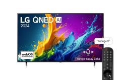 LG LCD 75QNED80T6A 75 inç LG QNED AI QNED80 4K Smart TV AI Sihirli Kumanda