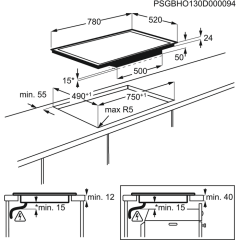 Electrolux EHD8740FOK 80 cm Indüksiyon Ocak