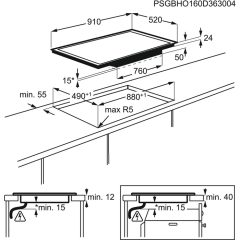 Electrolux EHH9967FOZ 90 cm Indüksiyon Ocak