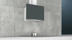 Siemens LC65FCJ00T İQ300 Duvar Tipi Davlumbaz 60 cm clear glass titanium printed