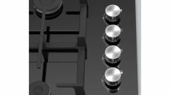 Siemens EO6C6PO92O Ankastre Gazlı Ocak Siyah