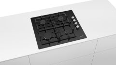 Siemens EO6C6PO92O Ankastre Gazlı Ocak Siyah