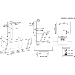 Electrolux EFV60656OK 60 cm Duvar Tipi Davlumbaz (Siyah)