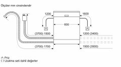 Siemens SN25EI82AT iQ500 Solo Bulaşık Makinesi Inox 8 program