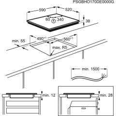 Electrolux EHF65451FK 60 cm VitroSeramik Ocak