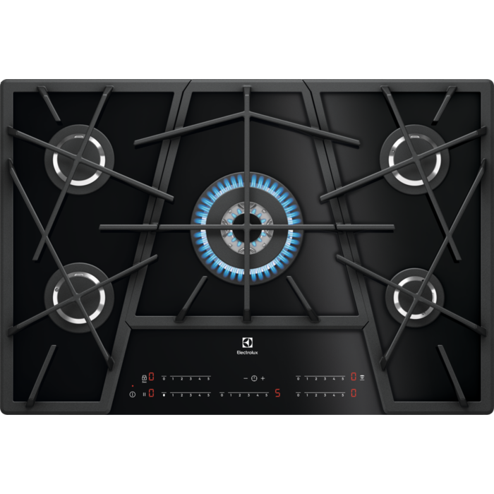 Electrolux KGV7539IK 75 cm VitroSeramik Gazlı Ocak