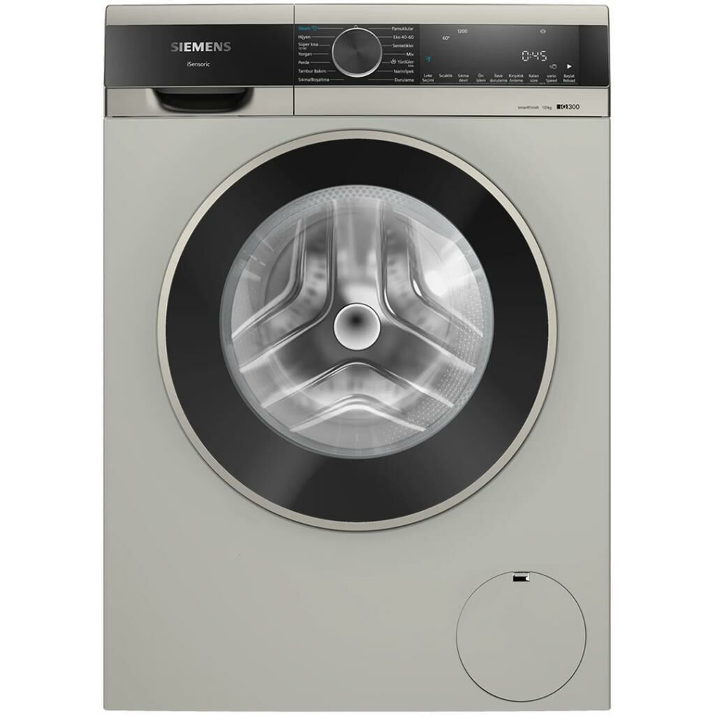 Siemens WG52A2ZXTR iQ300 Çamaşır Makinesi 10 kg 1200 dev./dak. Gümüş