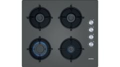 Siemens EO6C9PO00O iQ100 Ankastre Gazlı Ocak Sert Cam Siyah