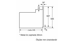 Siemens HI133FES3T iQ300 Buhar Destekli Ankastre Fırın