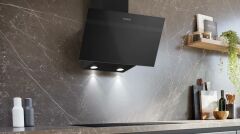 Siemens LC63KPJ60T iQ100 Duvar Tipi Davlumbaz Siyah Cam