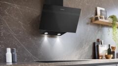 Siemens LC63KPJ61T iQ100 Duvar Tipi Davlumbaz Siyah Cam