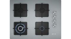 Siemens EO7C8HO12O iQ100 Ankastre Gazlı Ocak Titanyum Gri