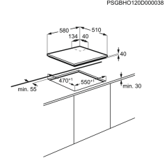 Electrolux EGE6182NOK 60 cm Cam Gazlı Ocak