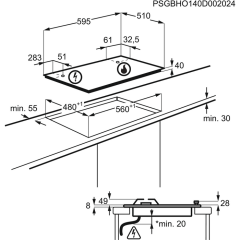 Electrolux EGH6343ROR Rustik Gazlı Ocak 60cm