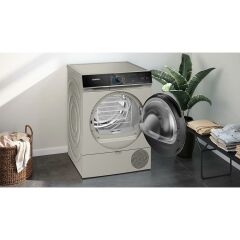 Siemens WQ45B2AXTR  iQ700 Isı Pompalı Kurutma Makinesi Gümüş