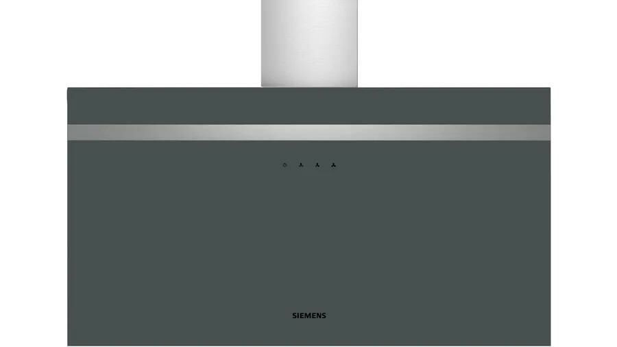 Siemens LC95FCJ00T iQ300 Duvar Tipi Davlumbaz 90 cm clear glass titanium printed