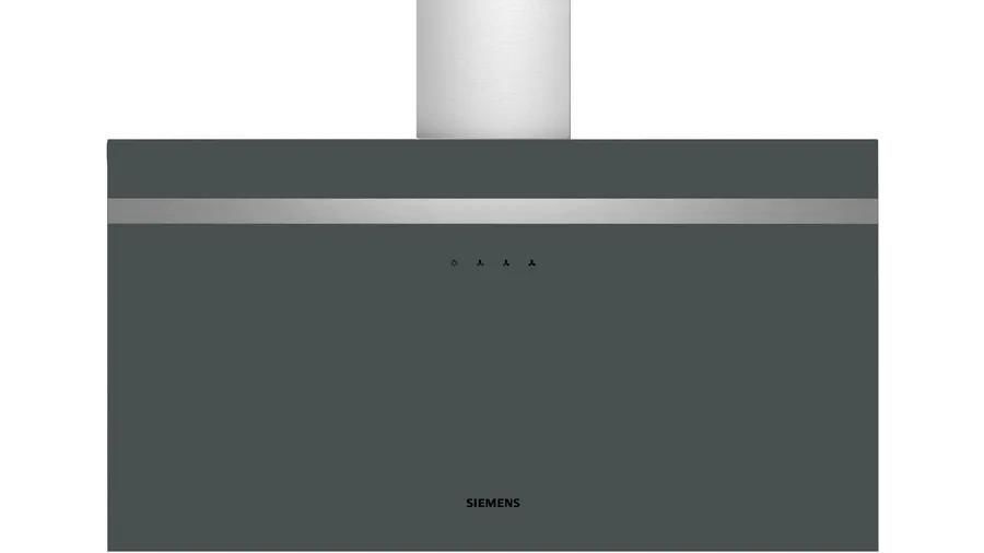 Siemens LC95FCJ00T iQ300 Duvar Tipi Davlumbaz 90 cm clear glass titanium printed