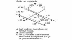 Siemens ET612FEA1E iQ100 Ankastre Elektrikli Ocak Beyaz