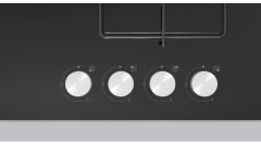 Siemens EN6C6PO12O iQ100 Gazlı Ocak 60 cm Sert Cam Siyah