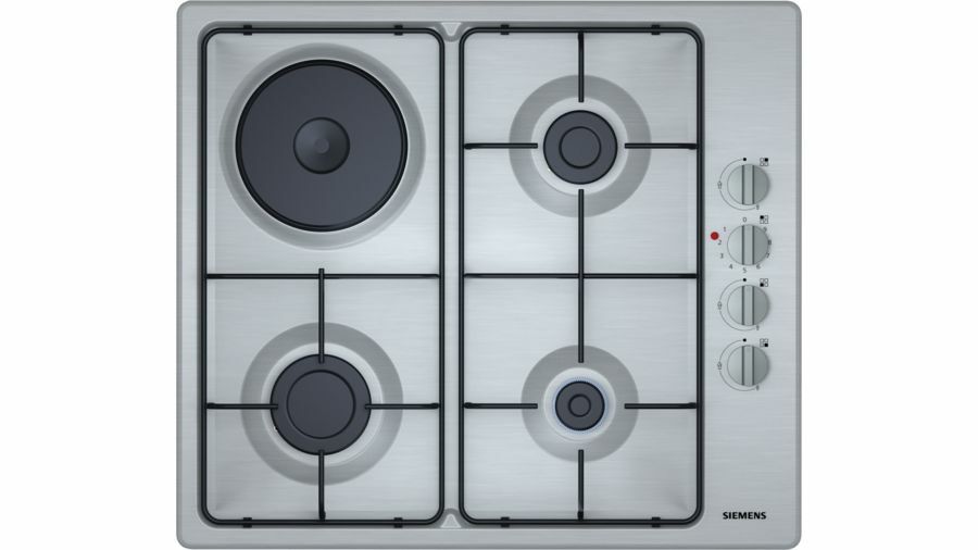 Siemens EB6C5YB82L iQ100 Ankastre Gazlı/Elektrikli Ocak Çelik