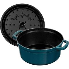 Staub 405086540 La Cocotte Döküm Tencere Akdeniz Mavisi 24 CM 3,7 L