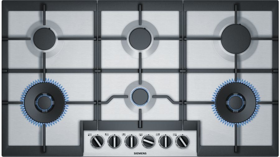 Siemens EC9A5TB90 iQ500 Ankastre Gazlı Ocak Çelik