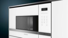 Siemens BF525LMW0 iQ500 Ankastre Mikrodalga Beyaz 20 Litre